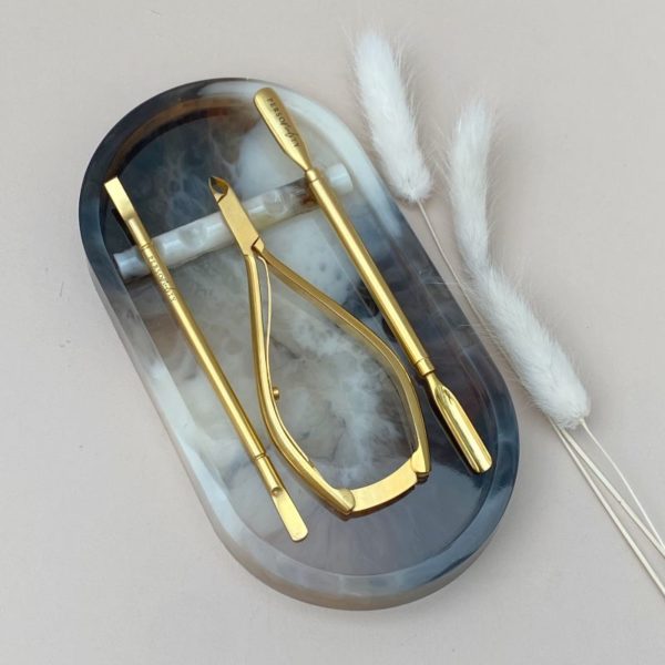 Bohoadora resin nail tool tray tortoiseshell 2