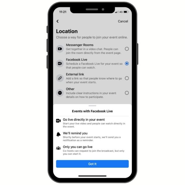 Selecting the location
