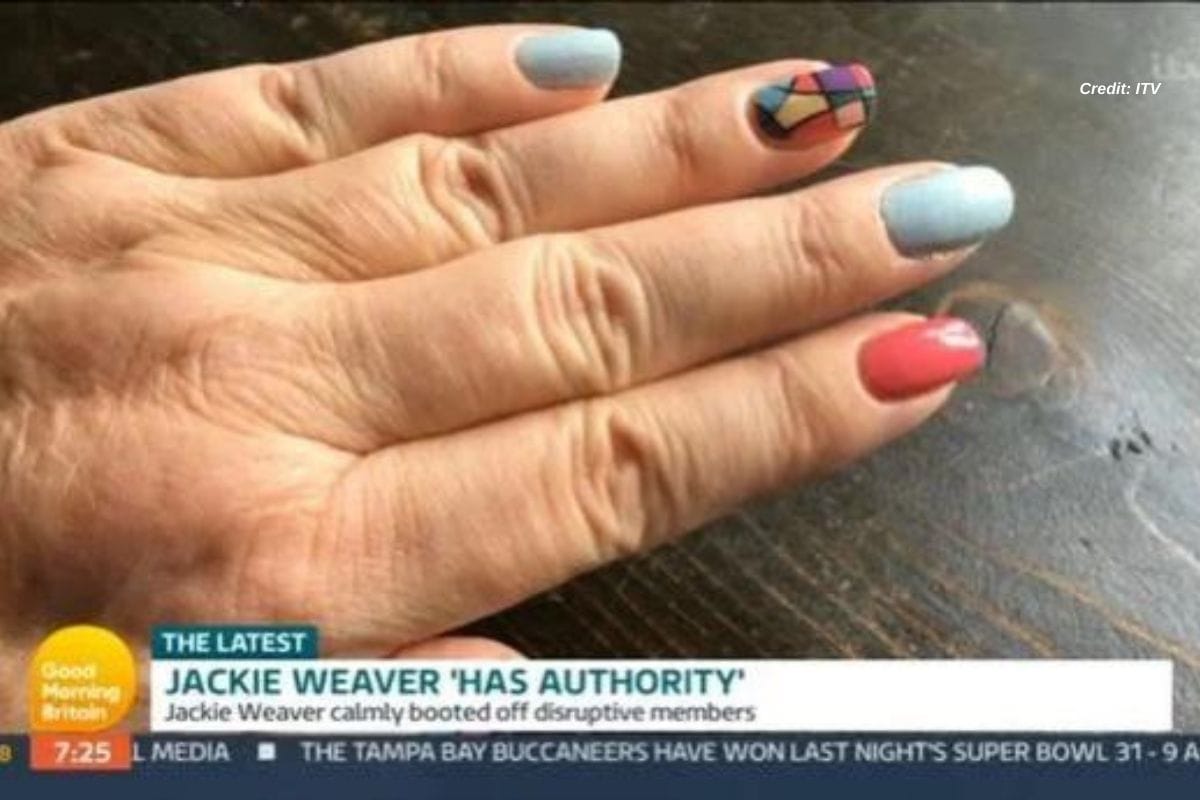 Jackie Weaver nail art