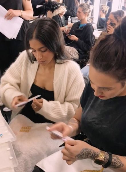 Lauren Michelle Pires at London Fashion Week