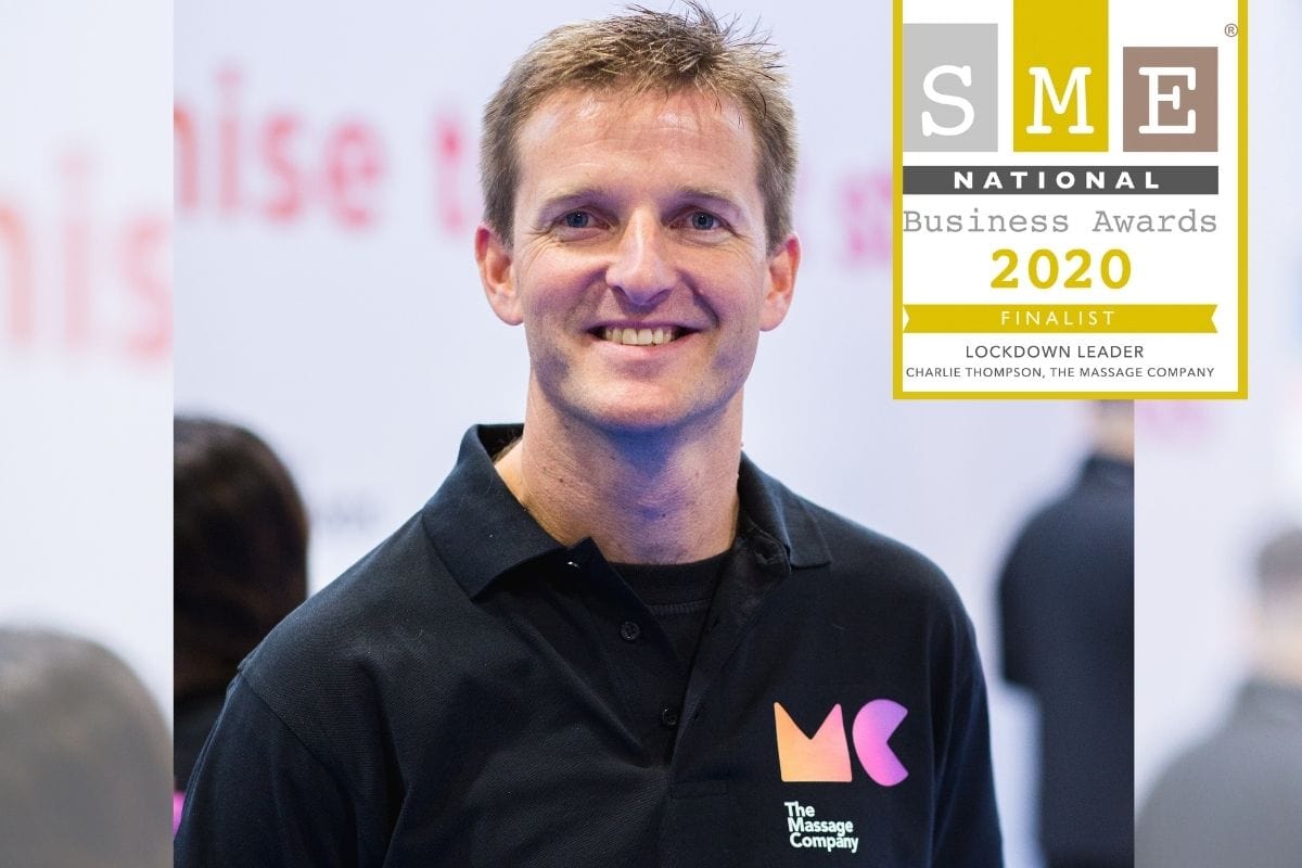 The Massage Company Charlie Thompson SME National Business Awards