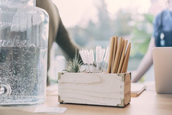 Honestly Ombré nails desk