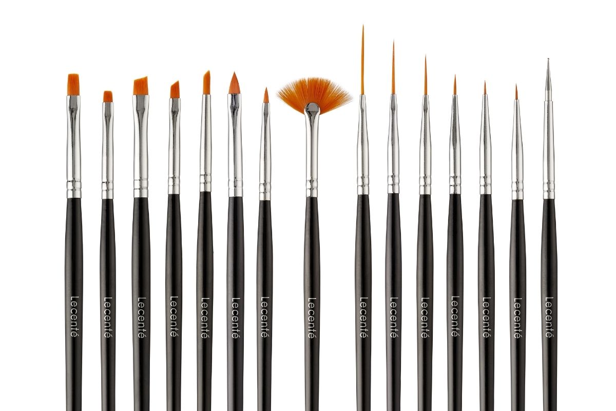 Lecenté Ultimate Nail Art Brush Set lad