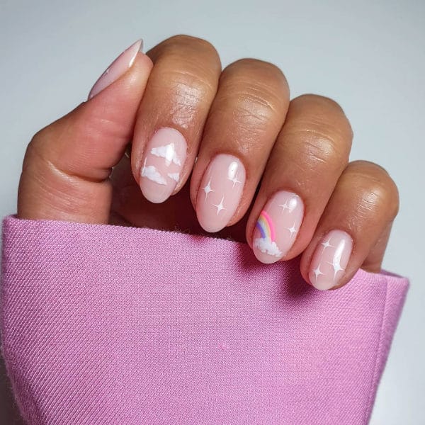 ravinder uppal cloud and rainbow nails