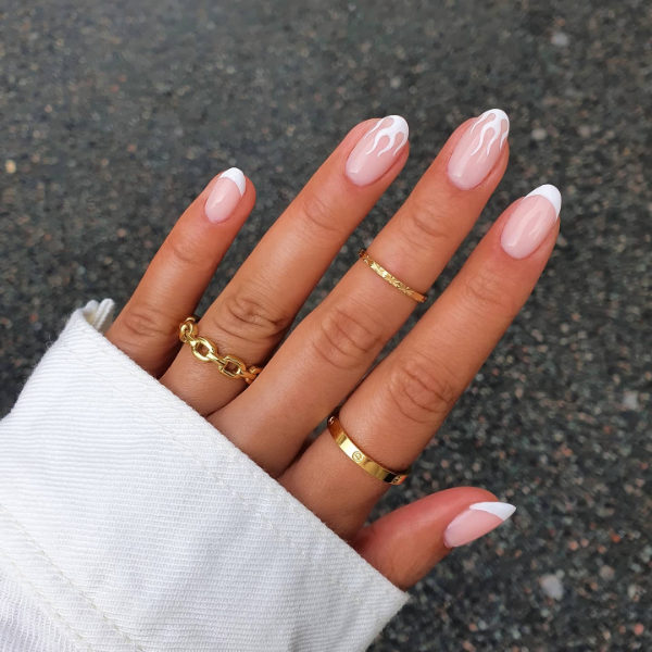 ravinder uppal white flame nails