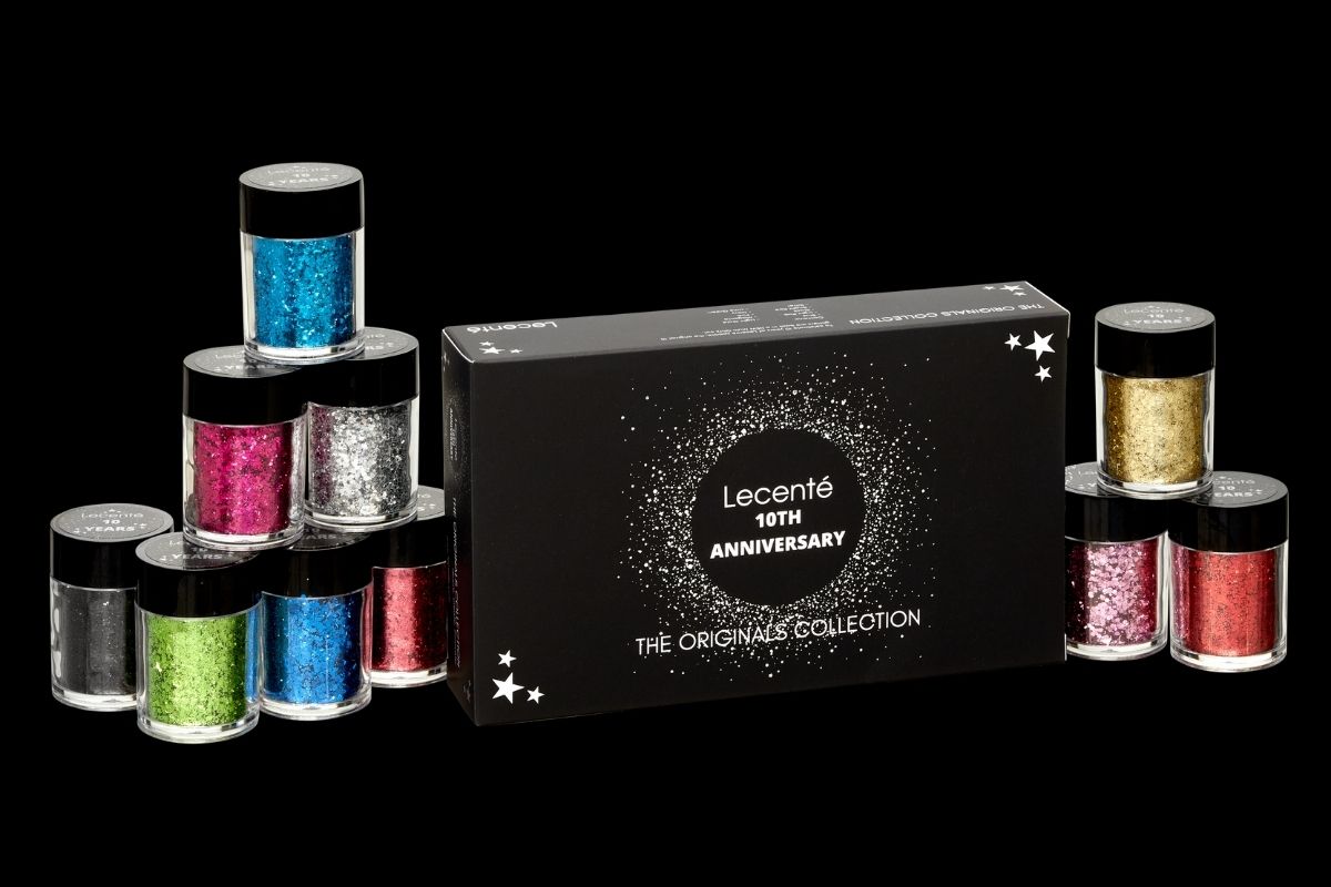 lecente 10th anniversary glitter box 1200