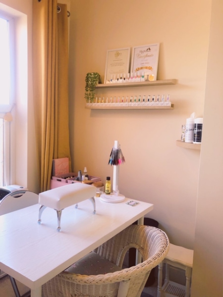 lauren jackson desk and wall