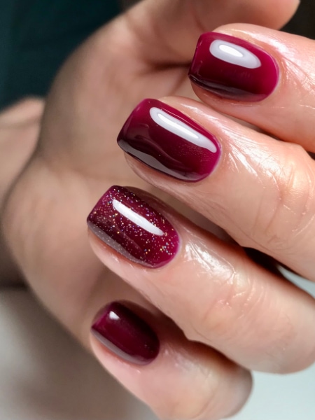 natalia hudson deep red nails