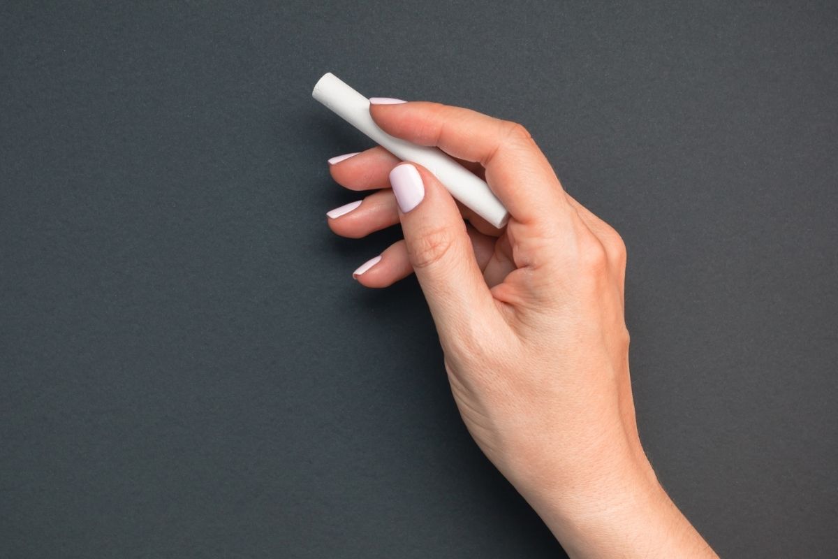 teaching chalk nails