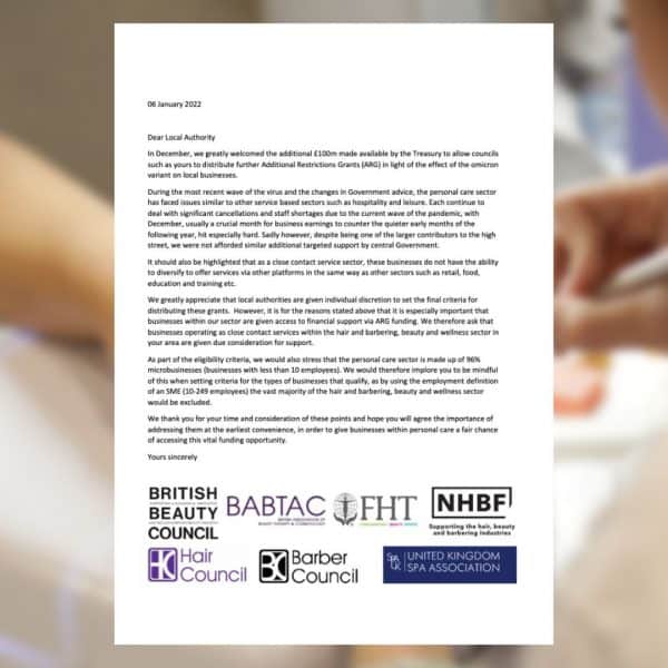 british beauty council letter