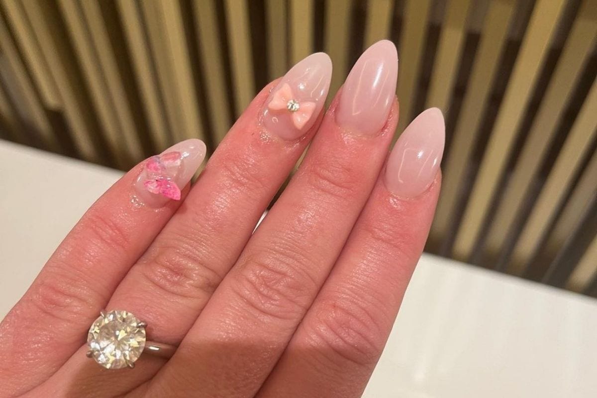 Britney Spears charm nails
