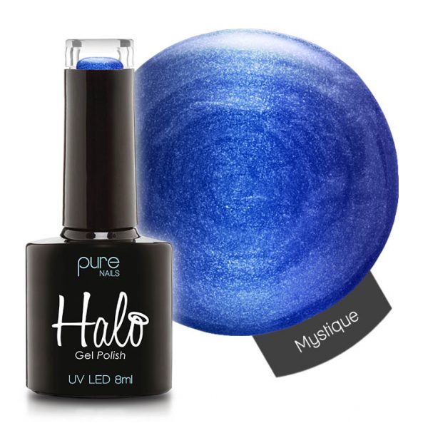 Halo Gel Polish in Mystique, available via www. purenails.co.uk