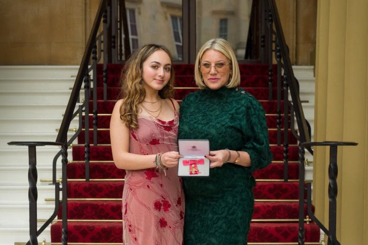 Millie Kendall OBE Buckingham Palace