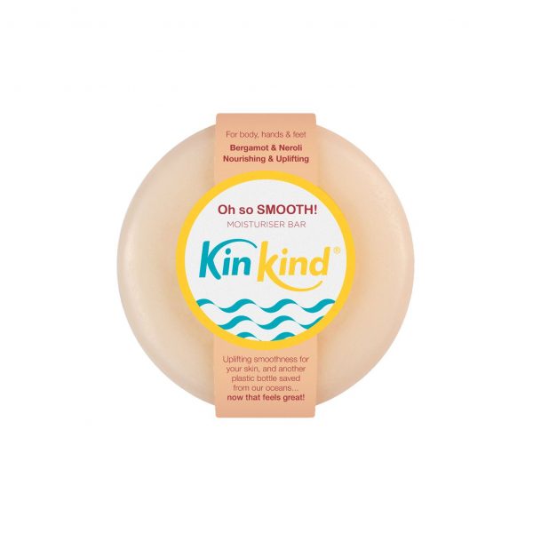KinKind's range of moisturiser bars for hands, body and feet boasts three scents: neroli and bergamot, coconut and lavender and chamomile. Reformulated, 100% vegan-friendly versions of the range will be available from Plastic Free Beauty Day 2022 (17 June) via www.kinkind.co.uk