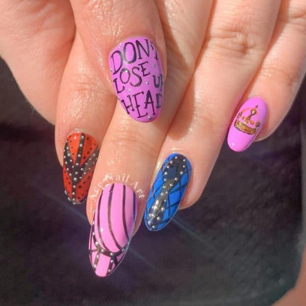 @5gnails takes inspiration from Six The Musical, a tale of Henry VIII’s wives