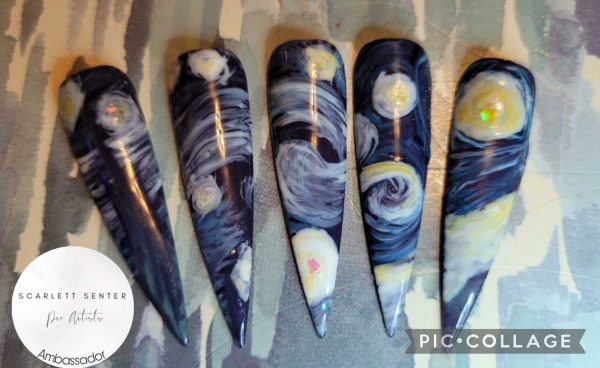 Debi Bainbridge depicts Van Gogh’s Starry Night