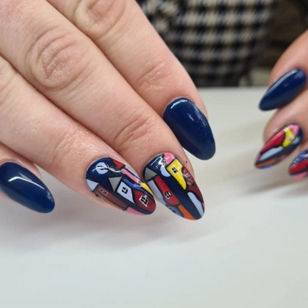 Art-inspired nails by Heather Leitch