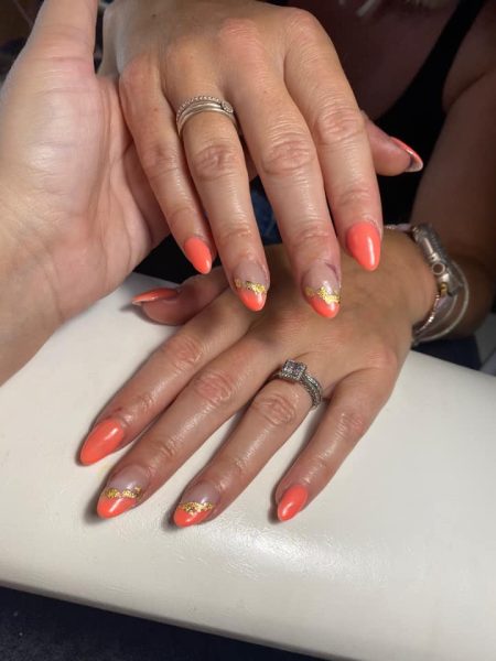 Christina’s Nail’s & beauty takes inspiration from a Peach Melba Fizz