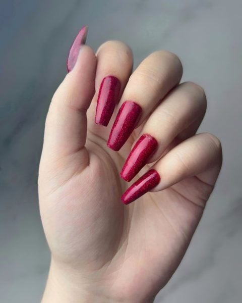 Caught Red Handed, courtesy of @hopejungnails