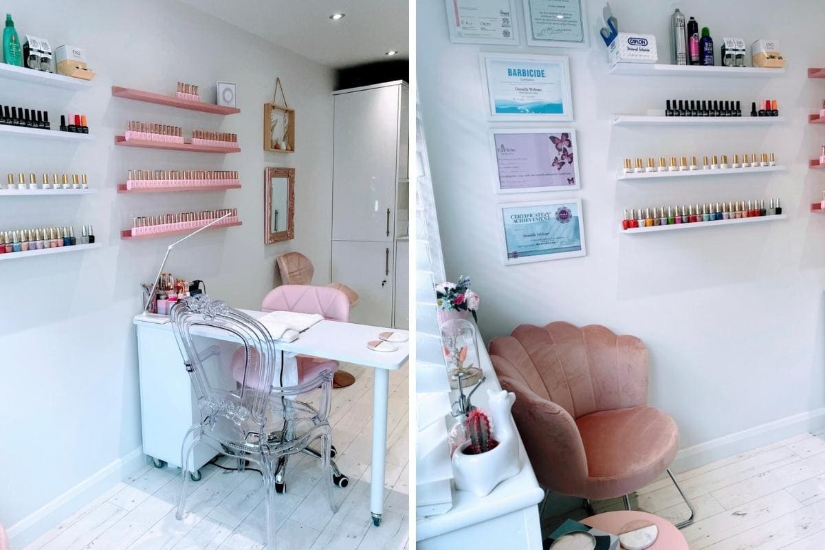 Dannii Webster Nail Creations salon header pic