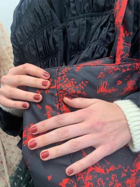 Molly Goddard nails by Saffron Goddard. Courtesy of @saffrongoddard