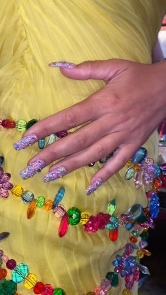 Nails by Holly Falcone for the Susan Alexandra runway. Courtesy of @susan_alexandra