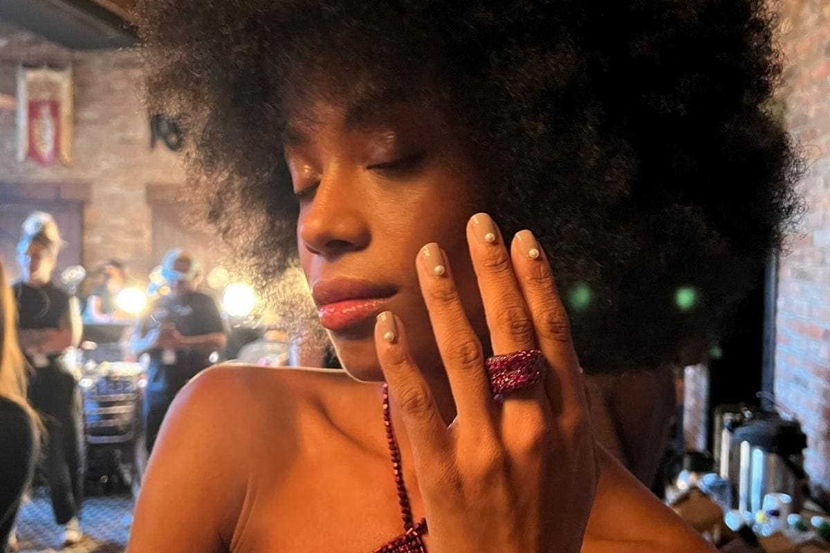 pattie yankee nyfw ss23 nails