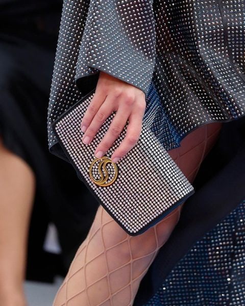 Stella McCartney show nails by Kure Bazaar. Courtesy of @stellamccartney