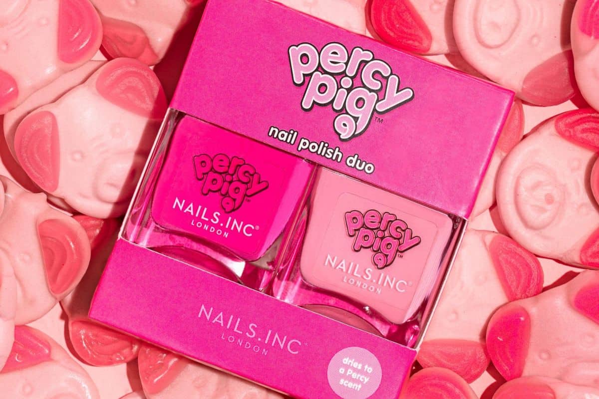 Percy Pig Nails Inc nail polish