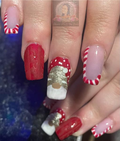 Sam Ward - "A gonk and cable knit sweater."