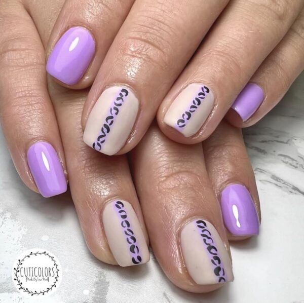 CutiColors - "Simple patterned stripes with a touch of matte. Sometimes less is more"