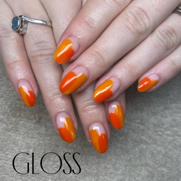 Jemma King - "Colour block nails"