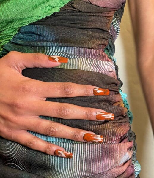 Nails for Ahluwalia. Image: @amaquashie