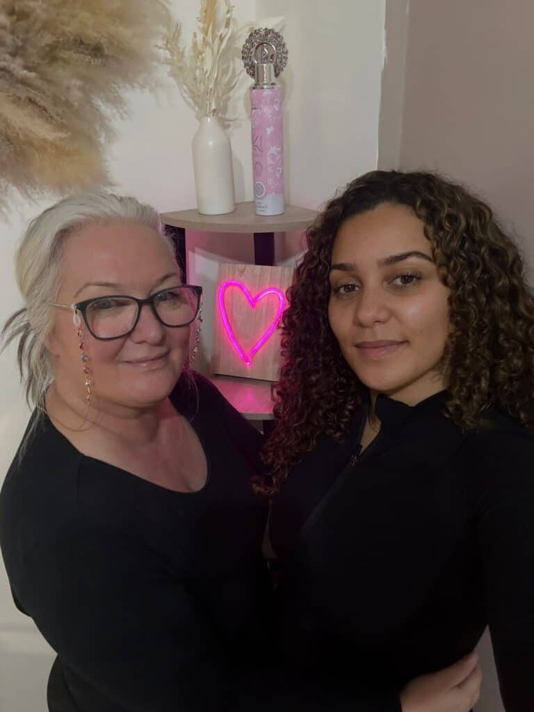 Rebecca Isaac and daughter, Chelsea Jade