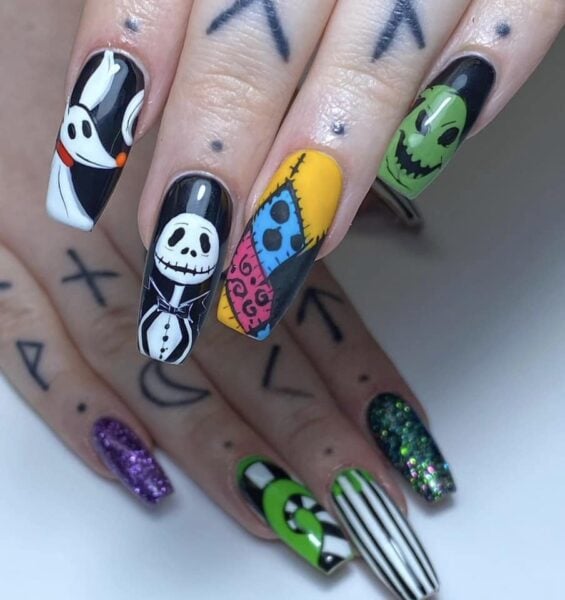 Nails By Christy - The Nightmare Before Christmas
