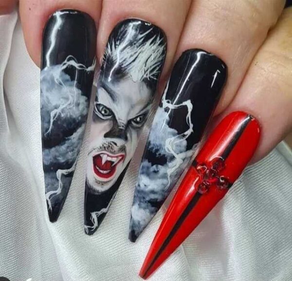 Victoria bancroft nails and lashes - The Lost Boys