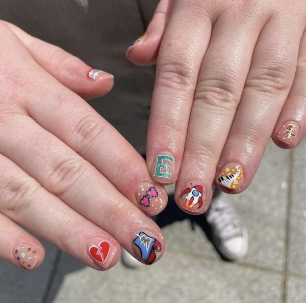 Eleanor Rutter-Butcher's Elton John tour nails