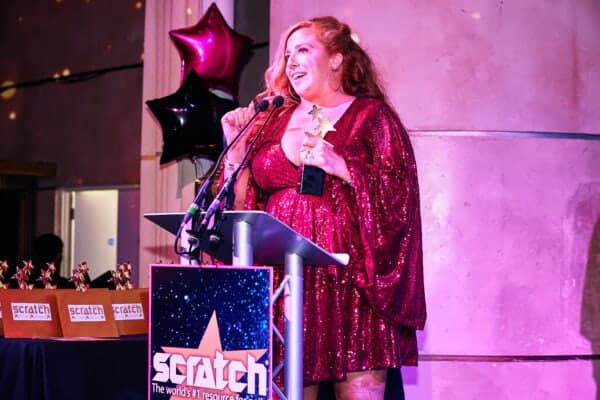 Scratch Stars awards, comm by Helena Biggs