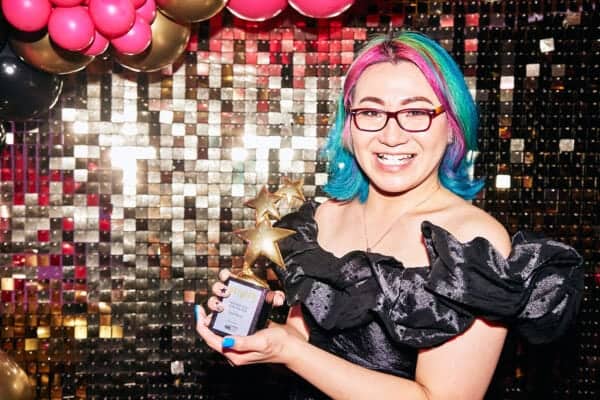 Scratch Stars awards, comm by Helena Biggs