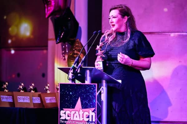 Scratch Stars awards, comm by Helena Biggs