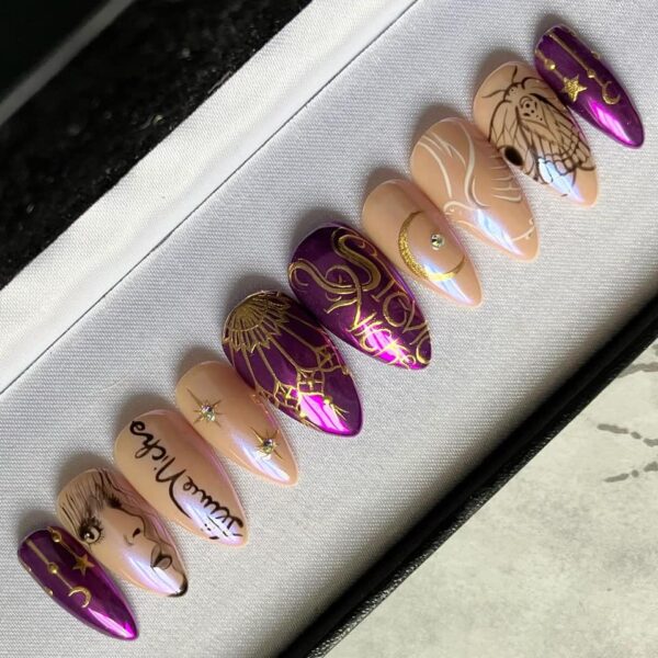 MSK Nails' Stevie Wonder nails