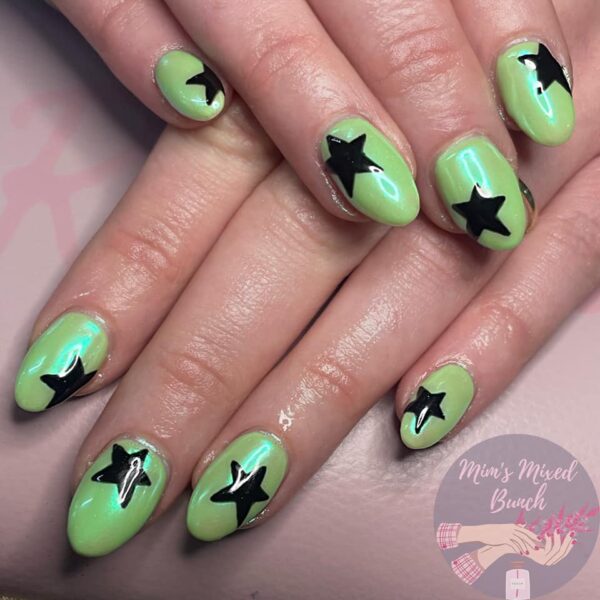 Milli Abigail Cooke - "Rock chic nails."