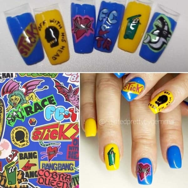 Painted Pretty's Frank Carter & The Rattlesnakes nails