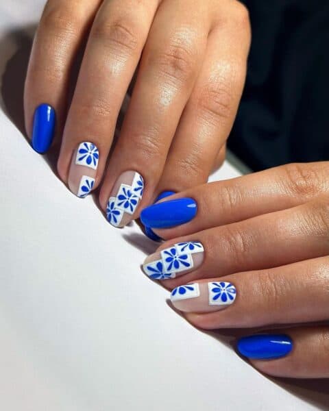 @paiwaloves opts for an abstract feel with this design, using Bio Sculpture.