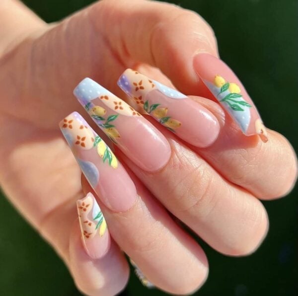 Jodie Keen's Louis Vuitton nails.