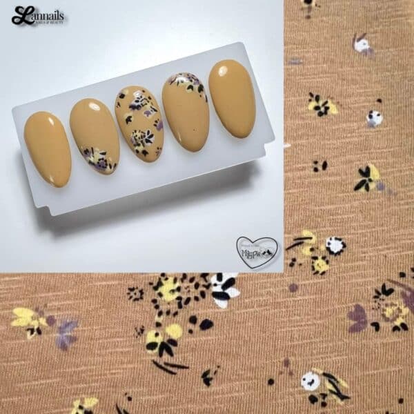 Lannails - Nails & Beauty by Leanne's nails inspired by one of her tops.