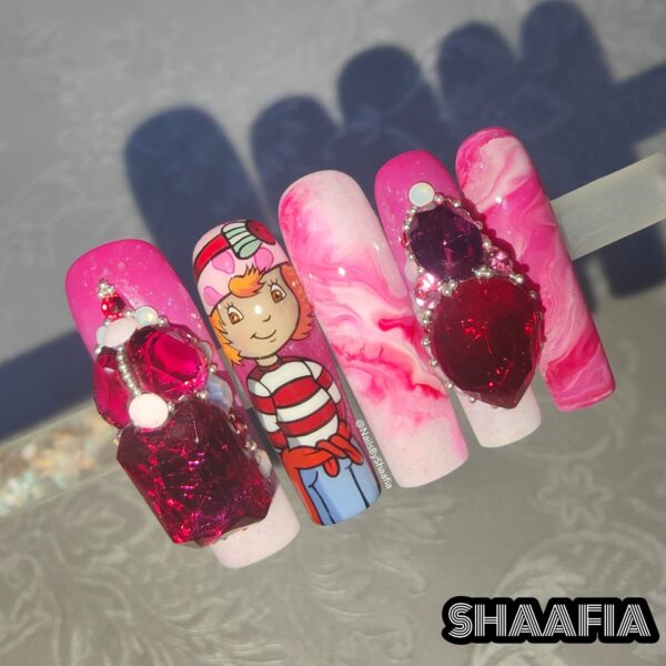 NailsBy Shaafia - Strawberry Shortcake
