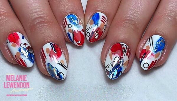 Melanie Lewendon - Where's Wally? nails.