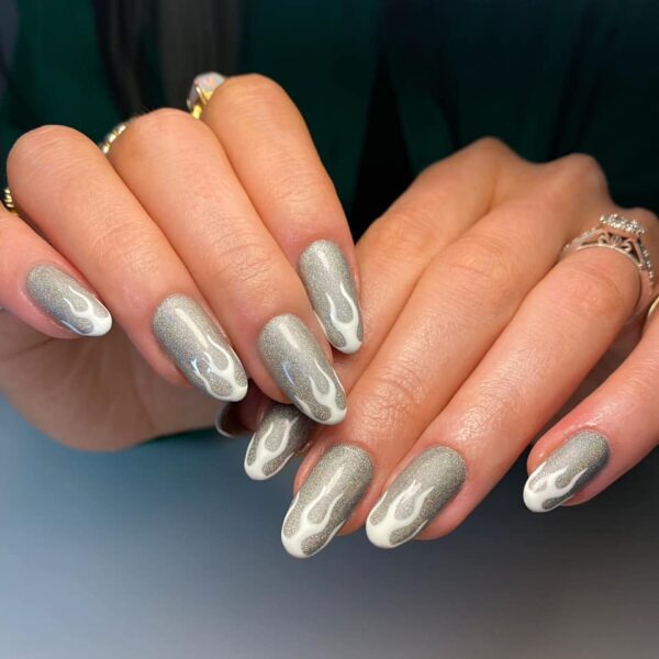 Zoe Theodorou - "Flames and silver chrome."