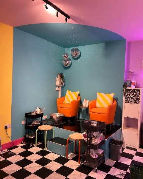 Khaos Nail Bar Pedi Area